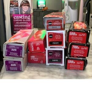 Bundle of red hair colors